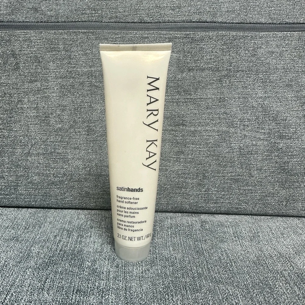 Mary Kay Satin Hands Fragrance Free Hand Softener Full Size 2.1 oz USA Made